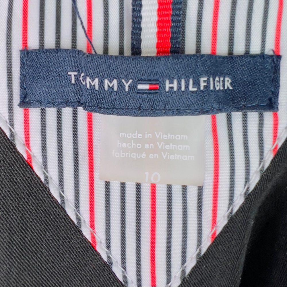 Tommy Hilfiger Size 10 Clear Palette Mixed Patter Black/Gray/White Jacket - Picture 9 of 14